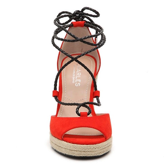 NWOB Charles by Charles David Boston Wedge Sandal - Picture 2 of 5